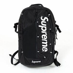 🎒 2017 SUPREME CORDURA BLACK BACKPACK DS NWT 🎒